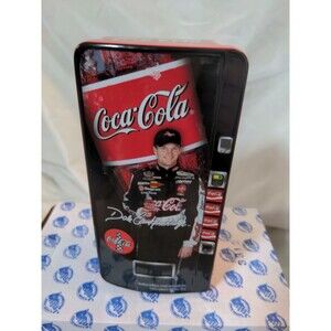 Dale Earnhardt Jr. #1 Coke Polar Bear Car in Vending Machine Tin 1998 Action